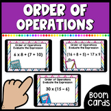 Order of Operations with Parentheses Boom Cards