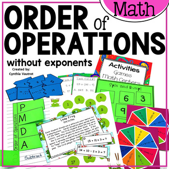 Preview of Order of Operations No Exponents