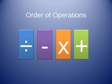 Order of Operations without exponents PowerPoint