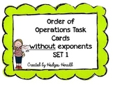 Order of Operations (without exponents) Set 1