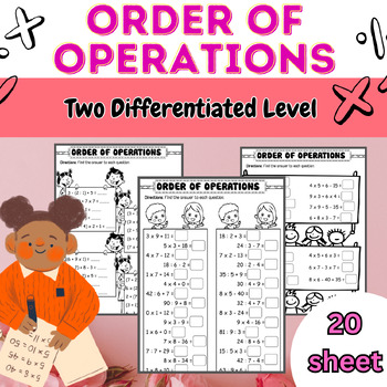 Preview of Order of Operations worksheets/ All operations included