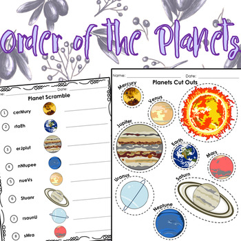 Preview of Order of the Planets / Orden de los Planetas [Eng. & Spa]