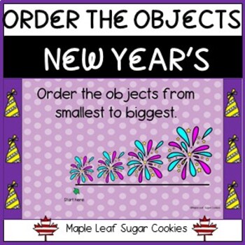 Preview of Order the Items by Size *** New Year's Version *** January  - Winter Fun ! 