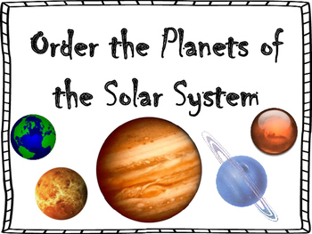 Order The Planets In Our Solar System