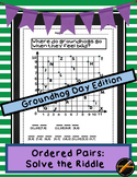 Ordered Pair Solve the Riddle Groundhog Day