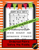 Ordered Pair Solve the Riddle M.L.K. DAY