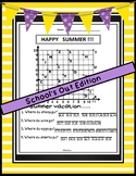 Ordered Pair Solve the Riddle: School's Out for Summer!