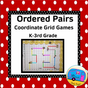 Preview of Ordered Pairs  Coordinate Grid Intervention Games  K-3   Homeschool