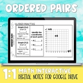 Ordered Pairs Digital Notes