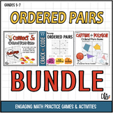 Ordered Pairs Games and Activities Bundle