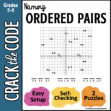 Naming Ordered Pairs on Coordinate Plane - TWO Crack the C