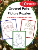 10 Ordered Pairs Mystery Picture Puzzles (Quadrant One - C