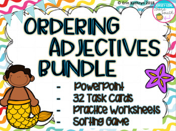 Preview of Ordering Adjectives Bundle