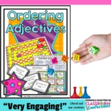 Ordering Adjectives Game Center Activity  3rd 4th 5th Grades