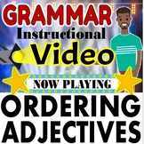 Ordering Adjectives Grammar Video Follow Along Notes Dista