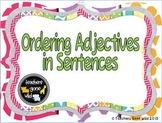 Ordering Adjectives PowerPoint