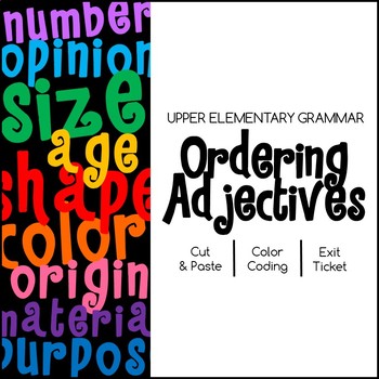 Preview of Ordering Adjectives: Practice Identifying Types of Adjectives
