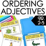 Ordering Adjectives Task Cards and Slides Grammar Activiti