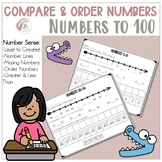 Ordering & Comparing Numbers to 100 | Cut & Paste Workshee
