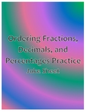 Ordering Fractions, Decimals, and Percentages Joke Sheet