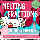 Ordering Fractions Game - Summer Freebie