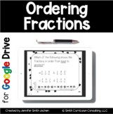 Ordering Fractions Task Cards in Google Forms - Digital