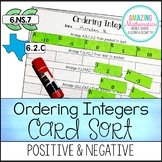 Ordering Integers Activity (Positive and Negative)