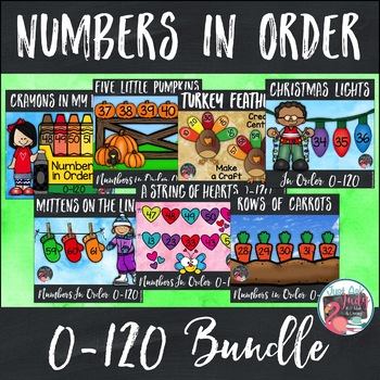 Preview of Ordering Numbers 0-120 The Bundle