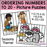 Numbers 1-20 Seasonal Picture Puzzles Bundle