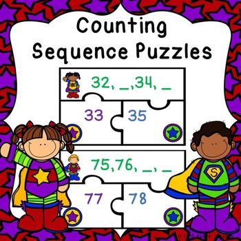 Preview of Comparing and Ordering Numbers Game Counting to 100 Number Sense Activity K.CC.2