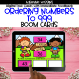 Ordering Numbers - BOOM Cards - Distance Learning