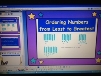 Preview of Grade 1 Ordering Numbers Least to Greatest - CCSS NBT 1.1 & NBT 1.2 - Flipchart