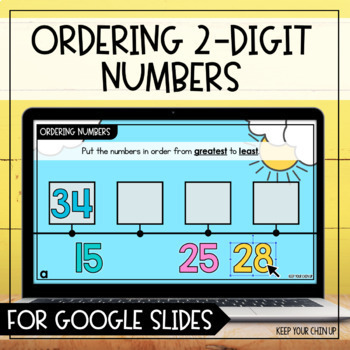 Preview of Ordering Numbers for Google Slides