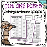 Ordering Numbers to 1,000,000 (One Million) Cut and Paste 