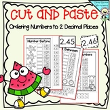 Ordering Numbers to Two Decimal Places, Worksheets and Pri
