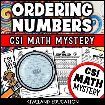 Ordering Numbers with 3 Digits with Place Value Math Murder Mystery #135