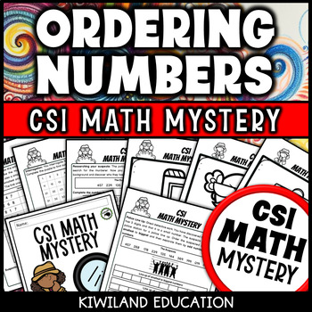 Preview of Ordering Numbers Least To Greatest 3 Digits Place Value Math Mystery Review #135