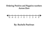 Ordering Positive and Negative Numbers on a Number line