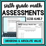 Comparing Rational Numbers & Absolute Value Quiz, Positive