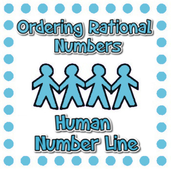 Preview of Ordering Rational Numbers - Human Number Line!