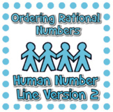 Ordering Rational Numbers - Human Number Line Version 2!
