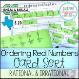 Ordering Real Numbers Activity (Rational and Irrational)