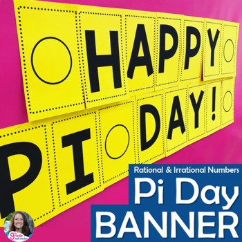 Preview of Ordering Real Numbers Secret Message Banner Pi Day Activity
