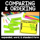 4th Grade Comparing & Ordering Numbers Game Standard Word 