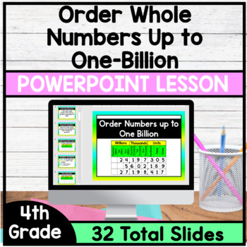 Preview of Ordering Whole Numbers - PowerPoint Lesson