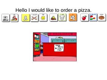 Preview of Ordering a Pizza Scripted Conversation