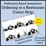Ordering at a Restaurant Comic Assessment