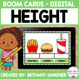 Ordering by Height - Measurement - Boom Cards - Distance Learning