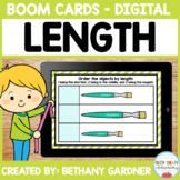 Ordering by Length - Measurement - Boom Cards - Distance Learning