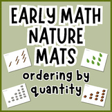 Ordering by Quantity Nature Mats | Teach ordering w/ these